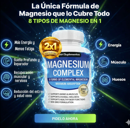(🔥 SUPER PROMO 2x1) Magnesio Complex