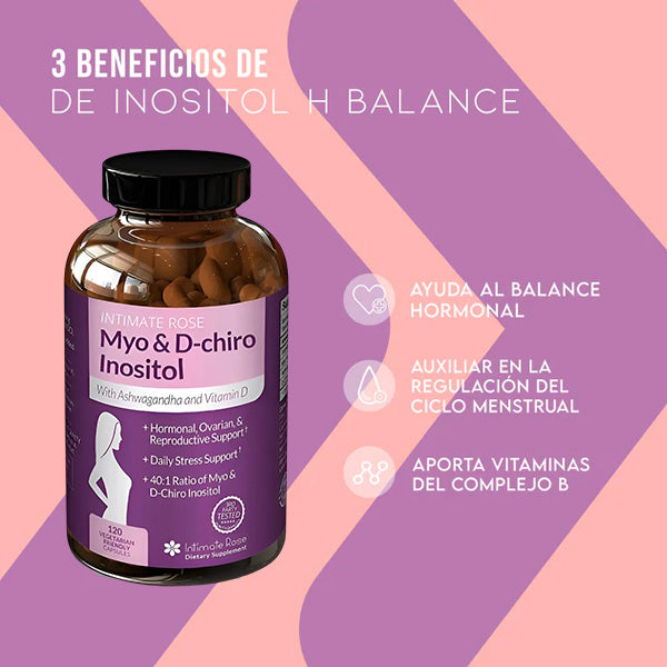 Suplemento Myo-inositol y D-Chiro Inositol