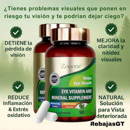 ZOOONE® Suplemento Visual – Recupera la salud de tus ojos cada día