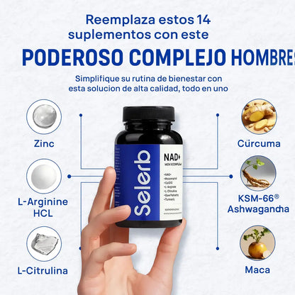 Capsulas SELERB® Complex NAD+ | Mejora erecciones , grosor y tu potencia sexual🍆