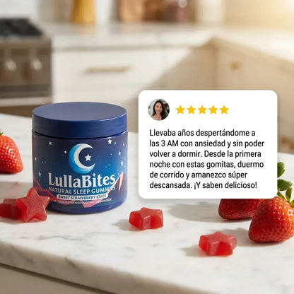 LULLABITES™ – Gomitas Naturales para un Descanso Profundo